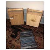 2 Bamboo lunch boxes and Dakine purse