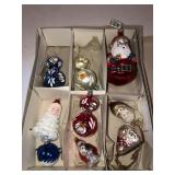 Glass Christmas ornaments