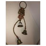 Set of 3 brass bells door bell