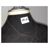Dainty chain marked 14K GF