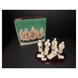 Porcleain nativity set