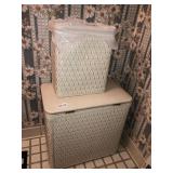 Hamper and waste basket set