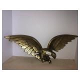 Heavy brass eagle in flight 10x22.5