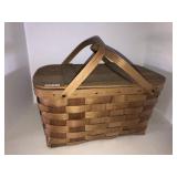 Split oak picnic basket