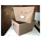 2 storage baskets