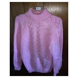 Pink sweater *size large?