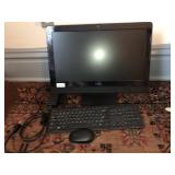 Dell computer monitor, keyboard, mouse