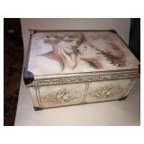 Decorative box with sewing misc
