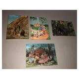Post cards 1966 (hollogram effect)