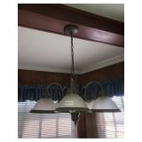 Hanging 5 light chandelier *will need removed