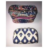 2 makeup bags