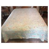 Queen size reversible quilt store bought