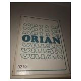 1978 Orian Marietta OH yearbook