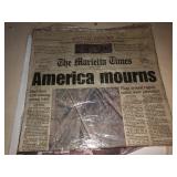 Marietta Times newspapers 9/11 and other