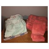 2 Bath towels and 1 hand towel