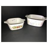 Corning 2-3/4 cup and 1.5 L *no lids