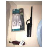 Nigh lights, lighter, and survival knife