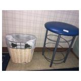 Stool and waste basket