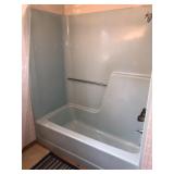 1 piece fiberglass bathtub (WILL NEED REMOVED)