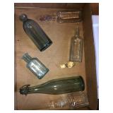 Vintage bottles and stoppers