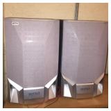 2 super speakers 12.5in tall