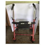 Drive walker with seat (has rust)