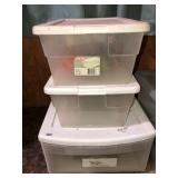 3 shop storage totes