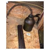 Splitting wedge and hydraulic fluid can, misc