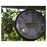 Taylor thermometer, 2 small bird houses