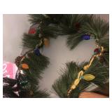 Heavy duty lighted outdoor garland approx 8ft