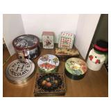 Metal cooke and other tins