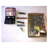 Porter Cable drill and Drive set, sockets, bits