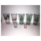Heavy glasses assorted