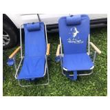 2 Panama Jack beach chairs