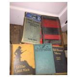 Zane Grey books and assorted puzzles