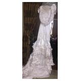 Vintage wedding dress (was professionally cleaned)