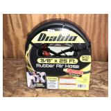 Diablo 3/8inx25ft rubber air hose (new)
