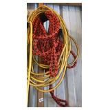 Heavy duty extension cord and rope