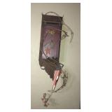 Folk art wall box decor