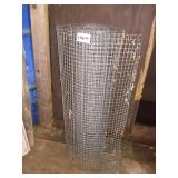 Partial roll of chicken wire