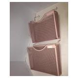 Metal file rack, salt lamp, hanging organizer