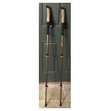 Ozark Trail walking sticks and a cane