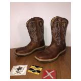 Men's Size 11.5 Twisted X Steel Toe Workboots