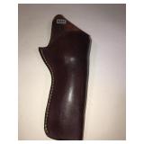 Leather gun holster