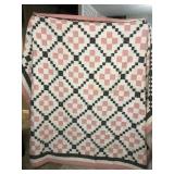 Double Irish Chain quilt