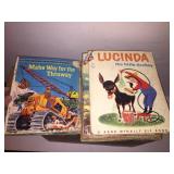 Various vintage children's books