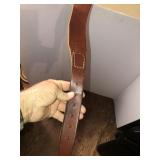 Leather ammo belt