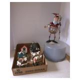 Village houses,Santa metal art tealight,cake taker