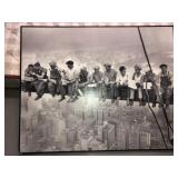 Lunch Atop a Skyscraper (on wood)