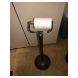 Heavy metal toilet paper holder